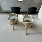 Bagsaaa Jimmy Choo Rali Natural/Latte Nappa Leather and Rafia Pumps 7.5cm - 3
