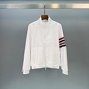 Bagsaaa Thom Browne Ultralight Ripstop 4-Bar Funnel Neck Jacket - 1