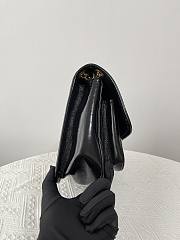 Bagsaaa YSL niki medium in vintage leather 633158 black & gold - 28cm - 3