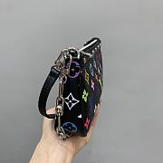 Bagsaaa M13663 LV x TM Pochette Accessoires Black Multicolored - 22cm - 3