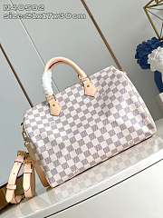 Bagsaaa Louis Vuitton N40592 Speedy Bandoulière 30 Damier Azur - 30cm - 1