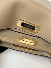 Bagsaaa Fendi Peekaboo Soft Medium Bag Cappuccino - 33cm - 2