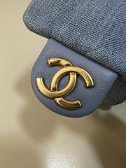 Bagsaaa Chanel Large Hobo Bag AS5339 Blue Denim -  22 x 31 x 15cm - 3