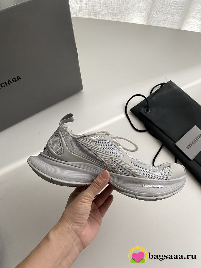 Bagsaaa Balenciaga Circuit Lace-Up Sneakers Gray - 1