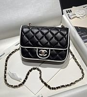 Bagsaaa Chanel Mini Flap Bag Black Lambskin AS5151 - 19.5cm - 1