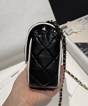Bagsaaa Chanel Mini Flap Bag Black Lambskin AS5151 - 19.5cm - 4