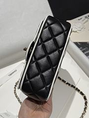 Bagsaaa Chanel Mini Flap Bag Black Lambskin AS5151 - 19.5cm - 2