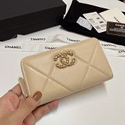 Bagsaaa Chanel Ohanel Beige Wallet - 16.5*9cm - 1