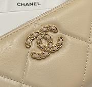 Bagsaaa Chanel Ohanel Beige Wallet - 16.5*9cm - 2