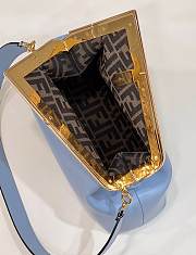Bagsaaa Fendi First Shoulder Bag Blue - 30cm - 4