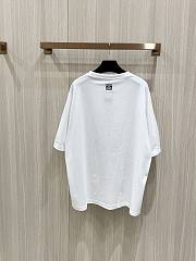 Bagsaaa Loewe Loose fit T-shirt in cotton white - 3