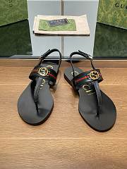 Bagsaaa Gucci Women's Interlocking G Web sandal 782421 black - 1