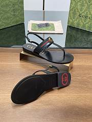 Bagsaaa Gucci Women's Interlocking G Web sandal 782421 black - 3
