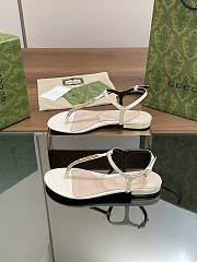 Bagsaaa Gucci Signoria thong-strap sandals white - 3