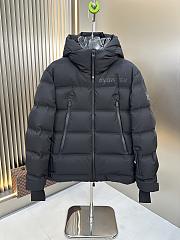 Bagsaaa Moncler Grenoble quilted hooded jacket black - 1