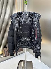 Bagsaaa Moncler Grenoble quilted hooded jacket black - 2