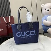 Bagsaaa Gucci Totissima small tote bag 820496 Dark blue - 22cm - 1