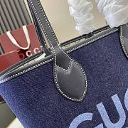 Bagsaaa Gucci Totissima small tote bag 820496 Dark blue - 22cm - 2