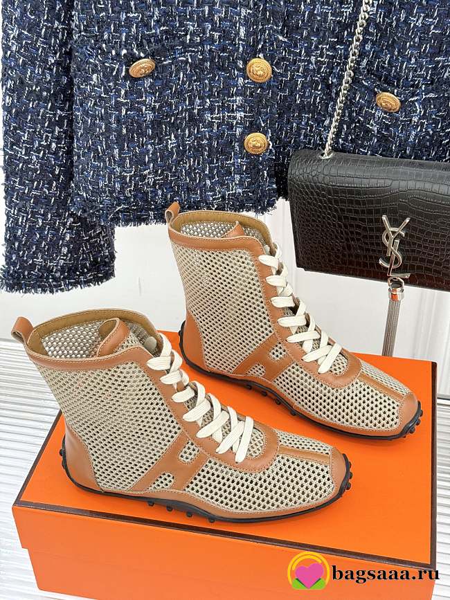 Bagsaaa Hermes Kiatsu sneaker brown - 1