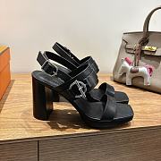 Bagsaaa Hermes Keen 90 Sandals Black - 1