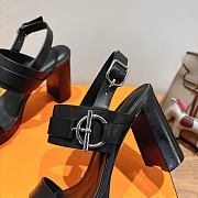 Bagsaaa Hermes Keen 90 Sandals Black - 2