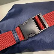 Bagsaaa Balenciaga Wheel Hip Bag Red Navy blue - 23cm - 2