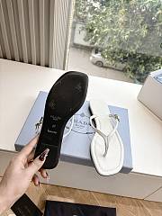 Bagsaaa Prada Leather thong sandals white - 2