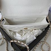 Bagsaaa Chanel Phone Holder with Chain AP3238 White - 18cm - 2