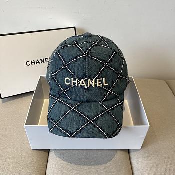 Bagsaaa Chanel Blue Denim Cap