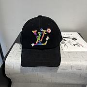 Bagsaaa LV x TM Superflat Cap Black - 1