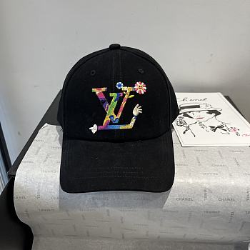 Bagsaaa LV x TM Superflat Cap Black