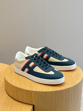 Bagsaaa Hermes Boomerang sneaker multicolore blanc de Paris
