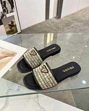 Bagsaaa Prada Summer Slippers Black - 1