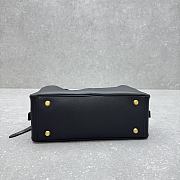 Bagsaaa Balenciaga Carrie Bowling Bag Small in black calfskin - 31cm - 3