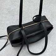 Bagsaaa Balenciaga Carrie Bowling Bag Small in black calfskin - 31cm - 2