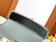 Bagsaaa Teen Celine Lola In Shiny Calfskin 119533 Ice Blue - 20 x 11.5 x 5 CM - 4