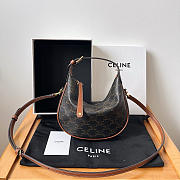 Bagsaaa Teen Celine Lulu In Triomphe Canvas And Calfskin 120722 - 21 x 24 x 5 CM - 1