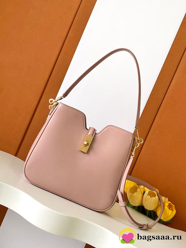 Bagsaaa Celine Small Camille 16 Soft Bag In Smooth Calfskin Soft Peach - 24.5cm - 1