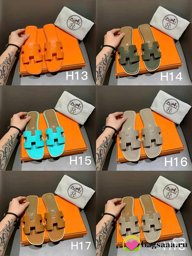 Bagsaaa Hermes Oran Sandals - 1