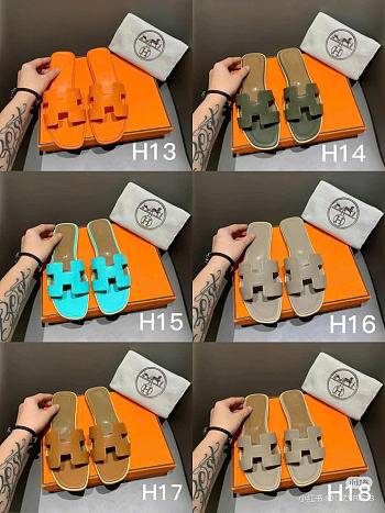 Bagsaaa Hermes Oran Sandals