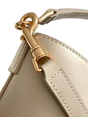 Bagsaaa Celine Small Bucket Louise In Smooth Calfskin 119173 White - 19cm - 3
