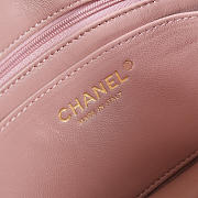 Bagsaaa Chanel Mini Flap Bag AS4797 Light Pink Suede - 19cm - 4