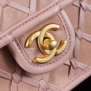Bagsaaa Chanel Mini Flap Bag AS4797 Light Pink Suede - 19cm - 2