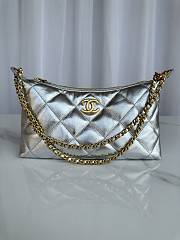 Bagsaaa Chanel Hobo Handbag AS5528 Silver - 26cm - 1