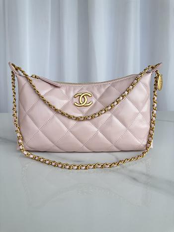 Bagsaaa Chanel Hobo Handbag AS5528 Pink - 26cm