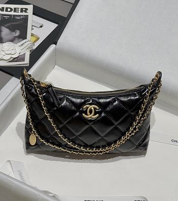 Bagsaaa Chanel Hobo Handbag AS5528 Black - 26cm