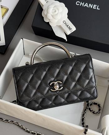 Bagsaaa Chanel Clutch With Chain AP4498 Black - 18.5cm