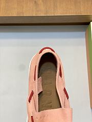 Bagsaaa Marni Pink nubuck boat loafer - 4