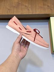Bagsaaa Marni Pink nubuck boat loafer - 3