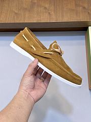 Bagsaaa Marni Brown nubuck boat loafer - 3